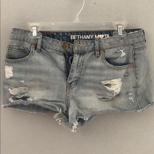 Hi-Rise Denim Shorts